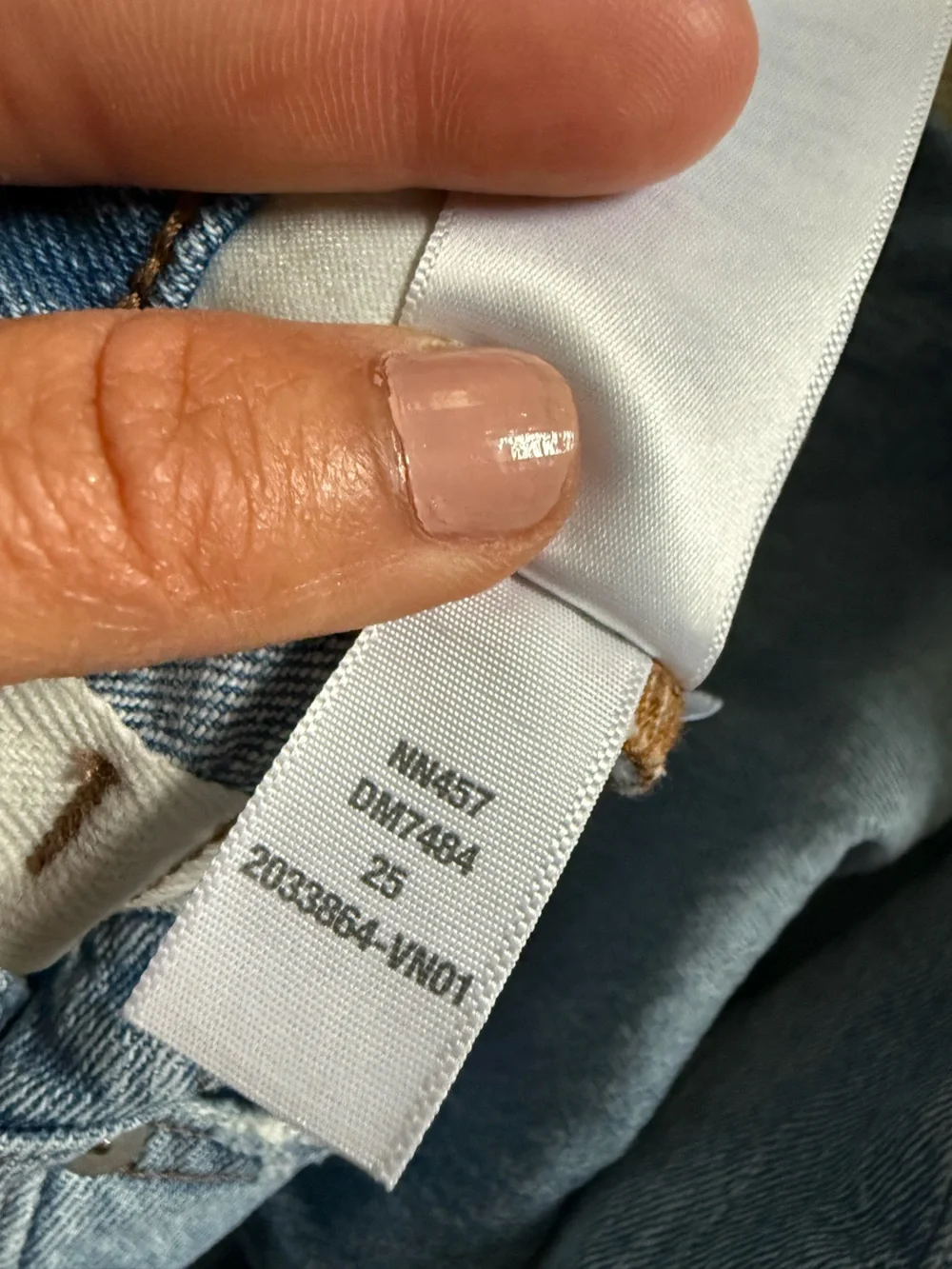 Madewell Jeans 90s Straight high rise relaxed fit NN457 size 25